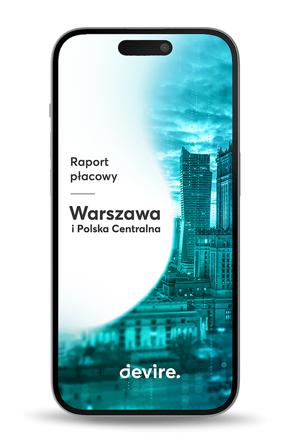 Raport płacowy 2024 Devire mockup